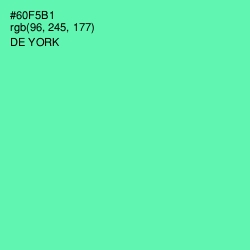 #60F5B1 - De York Color Image