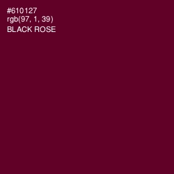 #610127 - Black Rose Color Image