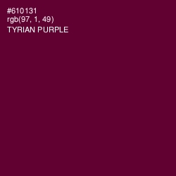 #610131 - Tyrian Purple Color Image