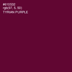 #610532 - Tyrian Purple Color Image