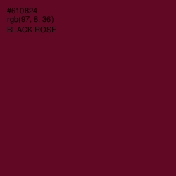 #610824 - Black Rose Color Image