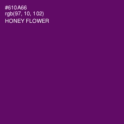 #610A66 - Honey Flower Color Image