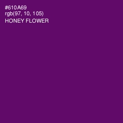 #610A69 - Honey Flower Color Image