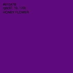 #610A7B - Honey Flower Color Image