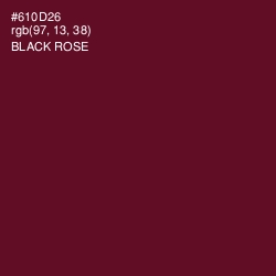 #610D26 - Black Rose Color Image