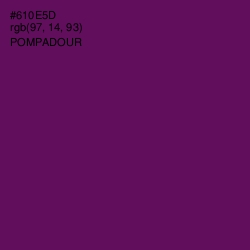 #610E5D - Pompadour Color Image