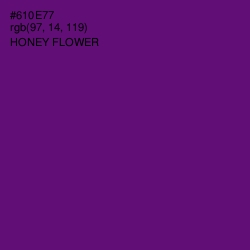 #610E77 - Honey Flower Color Image