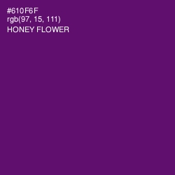 #610F6F - Honey Flower Color Image