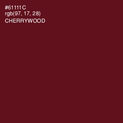 #61111C - Cherrywood Color Image