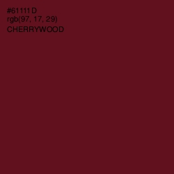 #61111D - Cherrywood Color Image