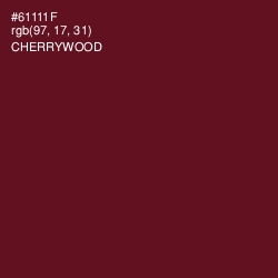 #61111F - Cherrywood Color Image