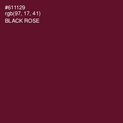 #611129 - Black Rose Color Image