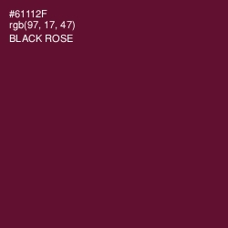 #61112F - Black Rose Color Image