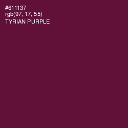 #611137 - Tyrian Purple Color Image