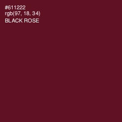 #611222 - Black Rose Color Image