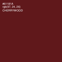 #61181A - Cherrywood Color Image