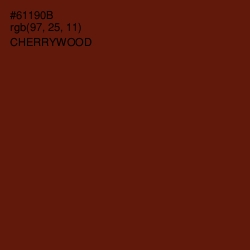 #61190B - Cherrywood Color Image