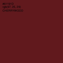 #61191D - Cherrywood Color Image