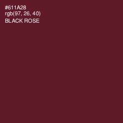 #611A28 - Black Rose Color Image
