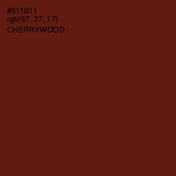 #611B11 - Cherrywood Color Image