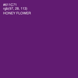 #611C71 - Honey Flower Color Image