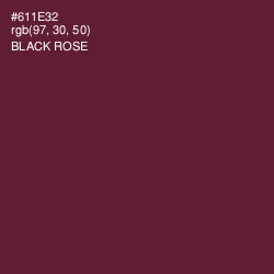 #611E32 - Black Rose Color Image