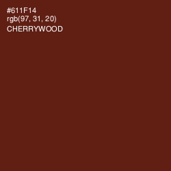 #611F14 - Cherrywood Color Image