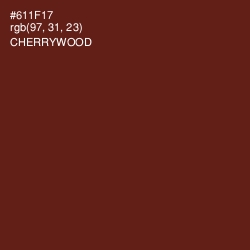 #611F17 - Cherrywood Color Image