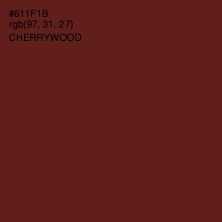 #611F1B - Cherrywood Color Image