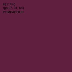 #611F40 - Pompadour Color Image