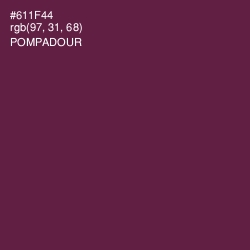 #611F44 - Pompadour Color Image