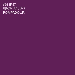 #611F57 - Pompadour Color Image