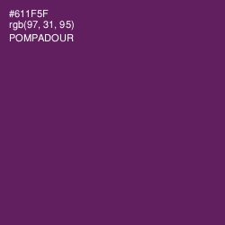 #611F5F - Pompadour Color Image