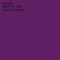 #611F64 - Honey Flower Color Image