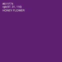 #611F74 - Honey Flower Color Image