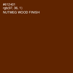 #612401 - Nutmeg Wood Finish Color Image