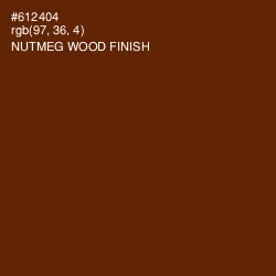 #612404 - Nutmeg Wood Finish Color Image