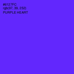 #6127FC - Purple Heart Color Image