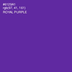 #6129A1 - Royal Purple Color Image