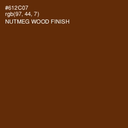 #612C07 - Nutmeg Wood Finish Color Image