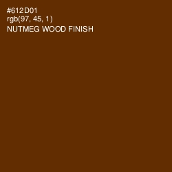 #612D01 - Nutmeg Wood Finish Color Image