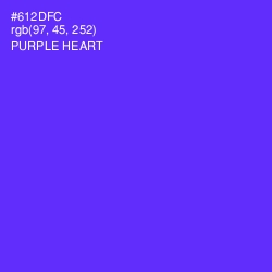 #612DFC - Purple Heart Color Image