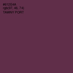 #612E4A - Tawny Port Color Image