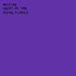 #6131A8 - Royal Purple Color Image