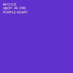 #6131CE - Purple Heart Color Image