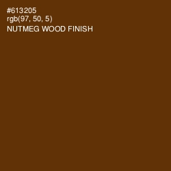 #613205 - Nutmeg Wood Finish Color Image