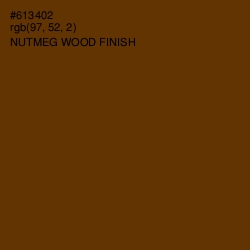 #613402 - Nutmeg Wood Finish Color Image