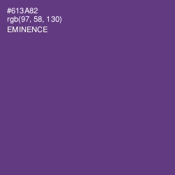 #613A82 - Eminence Color Image