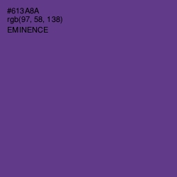 #613A8A - Eminence Color Image