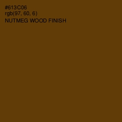 #613C06 - Nutmeg Wood Finish Color Image